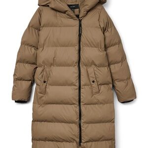 Vero Moda Women's Tan Puffer Coat